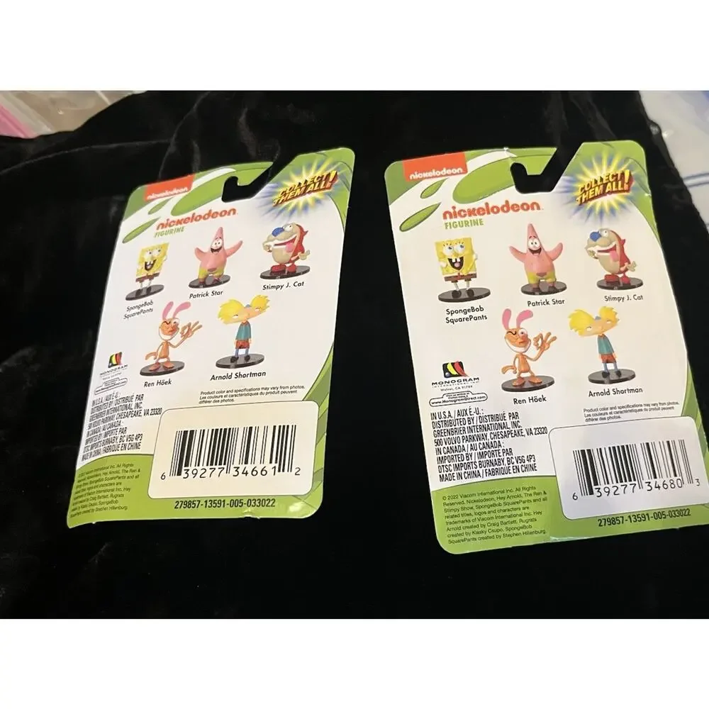 LOT of 7 Nickelodeon VTG-Now Figure SpongeBob Odd Parent Paw Patrol Cake Top Toy